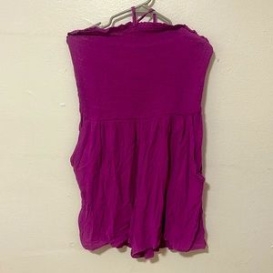 Wild fable purple romper with pockets